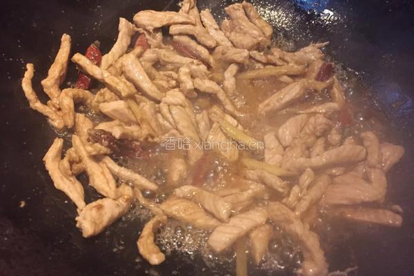 香辣肉丝的做法图解4