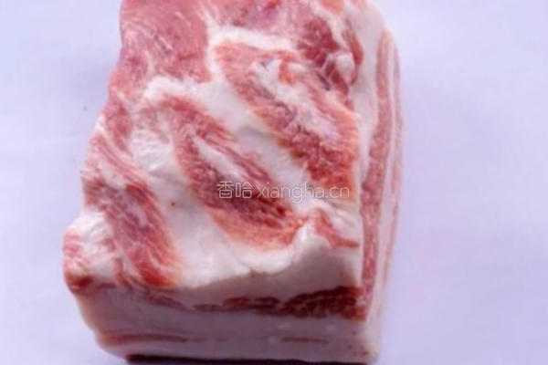 蒜泥白肉的做法图解1