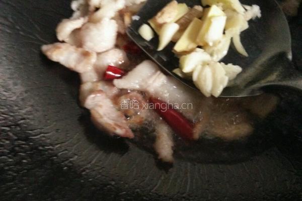 五花肉炒豇豆的做法图解4