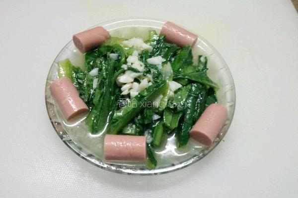 蒜蓉油麦菜的做法图解8