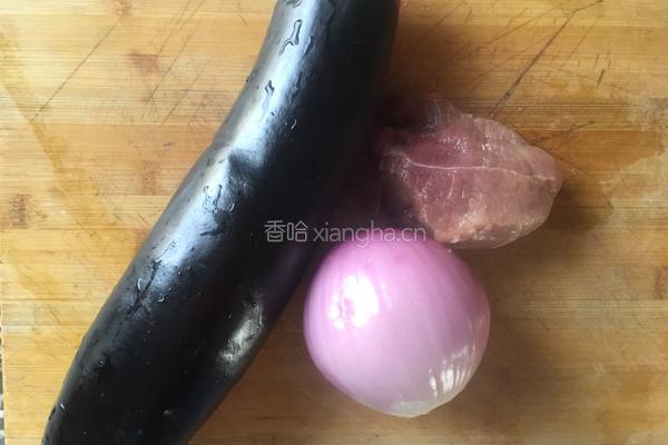 肉末酿茄子的做法图解1