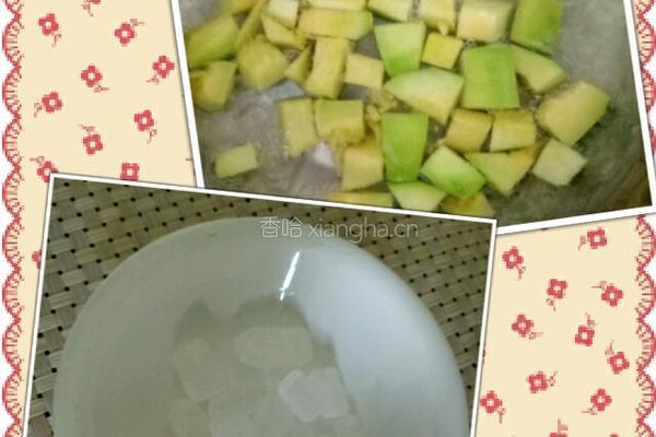 柠檬冰糖嫩南瓜汁的做法图解3