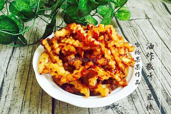 油炸狼牙土豆棒的做法图解11