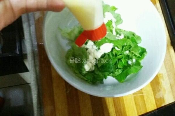 土豆片汉堡扒田园沙拉的做法图解7