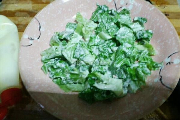 土豆片汉堡扒田园沙拉的做法图解8