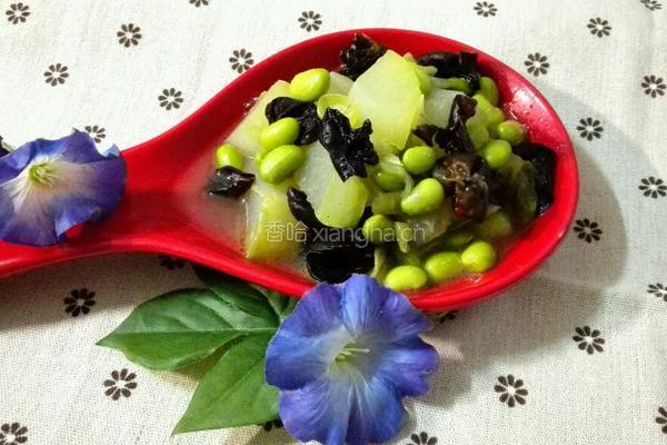 毛豆炖冬瓜的做法图解8