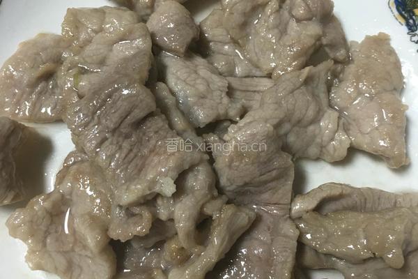 花菜炒肉片的做法图解9