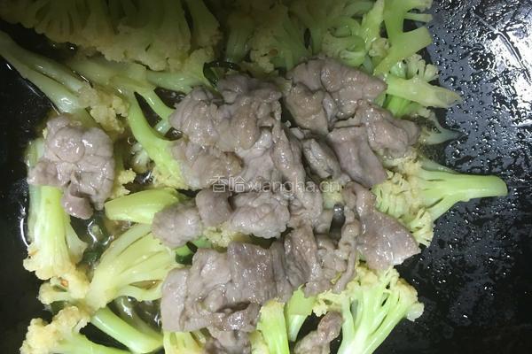 花菜炒肉片的做法图解13