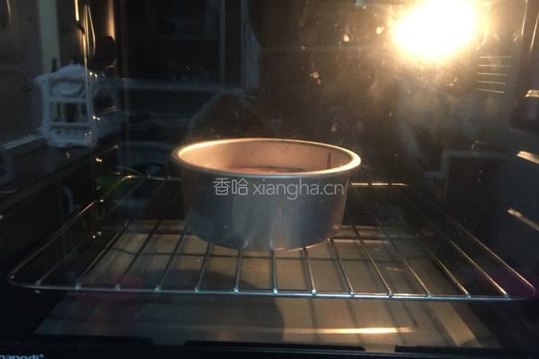 六寸可可戚风蛋糕的做法图解14