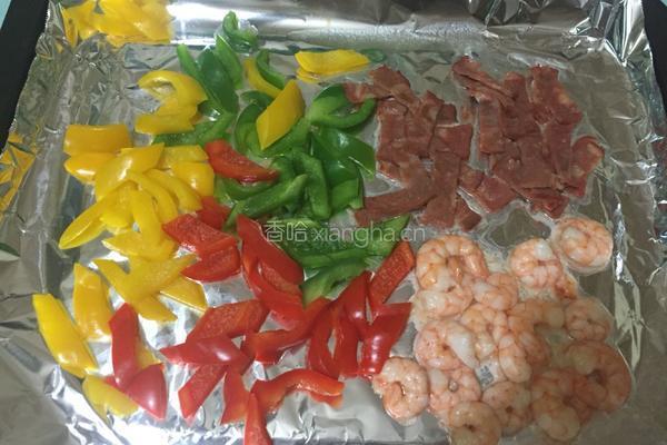 鲜虾培根披萨（九寸）的做法图解12