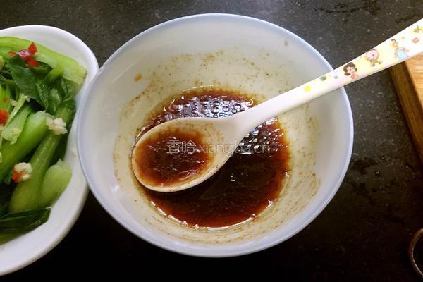 蒜末青菜的做法图解4