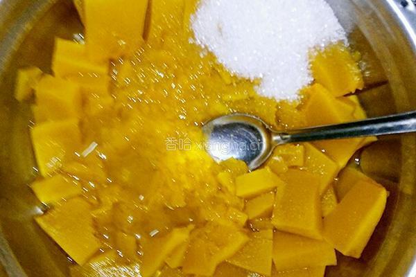 黑芝麻南瓜饼的做法图解4
