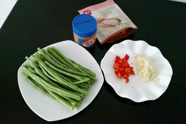 麻酱豇豆的做法图解1