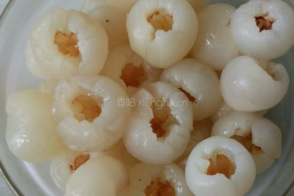 肉酿荔枝的做法图解1