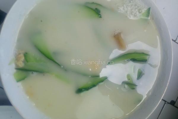 黄瓜皮蛋汤