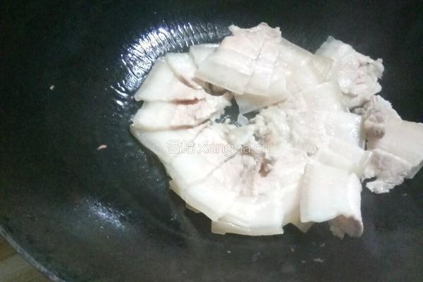 蒜苔炒肉片的做法图解6