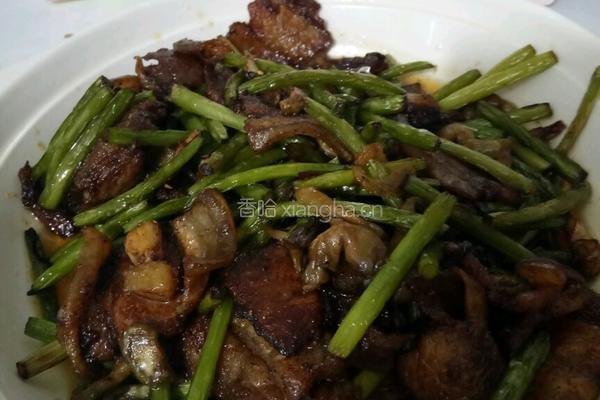 蒜苔炒肉片的做法图解10