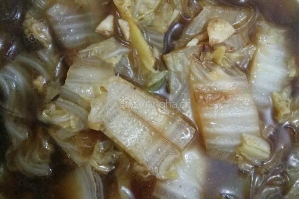 白菜粉丝汤的做法图解7