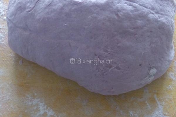紫薯馒头的做法图解2