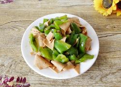 青椒炒豆皮