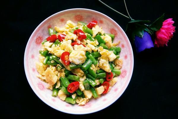 四季豆炒鸡蛋的做法图解9