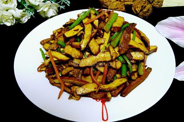 香炒豆干的做法图解16