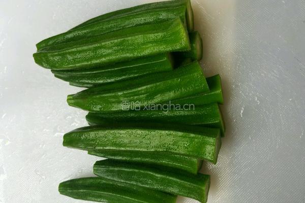 凉拌秋葵的做法图解6