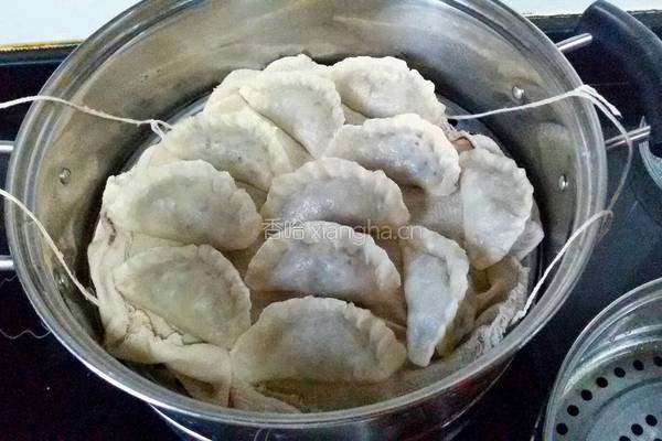 芹菜蒸饺的做法图解11