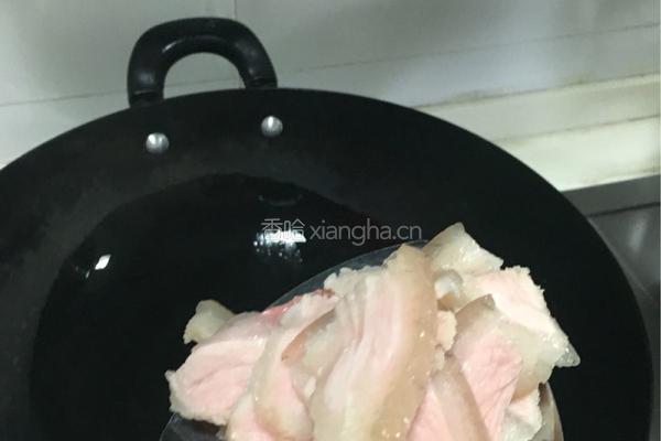 蒜苗回锅肉的做法图解6