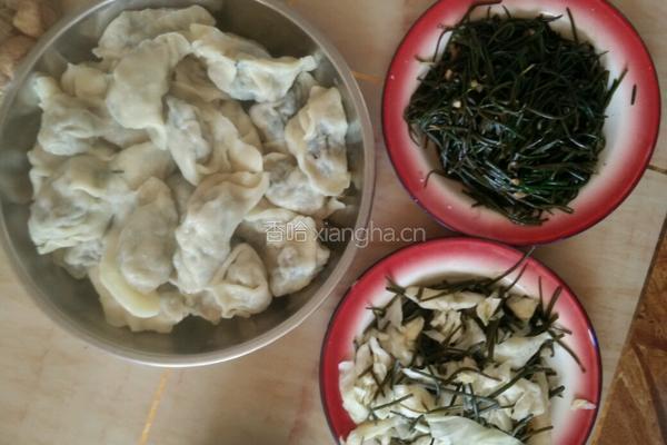 沙葱饺子的做法图解7