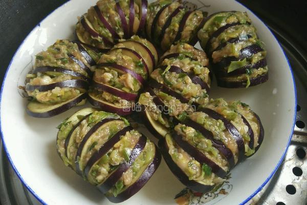茄子塞肉的做法图解7