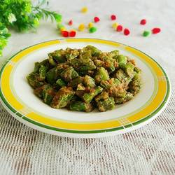 青椒炒面粉的做法[图]