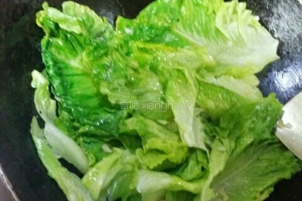 蒜容蚝油炒生菜的做法图解4