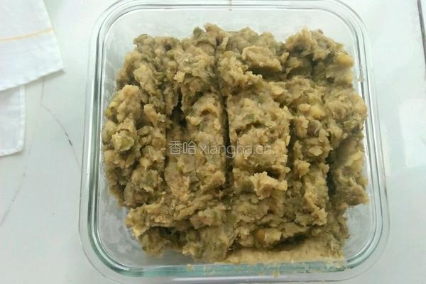 带皮绿豆月饼的做法图解4