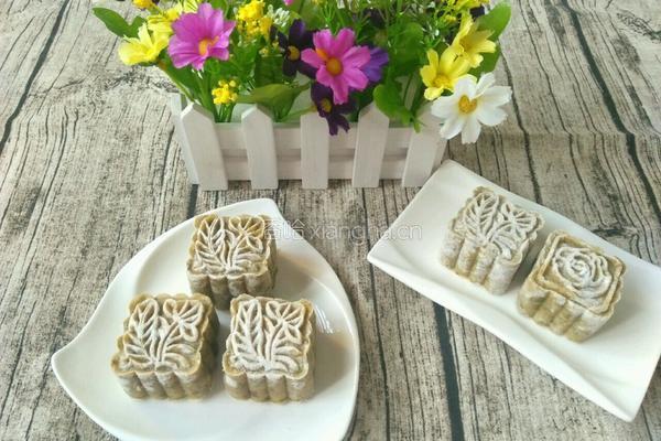 带皮绿豆月饼的做法图解15