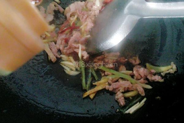土豆丝炒肉的做法图解6