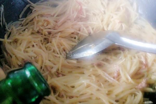 土豆丝炒肉的做法图解8
