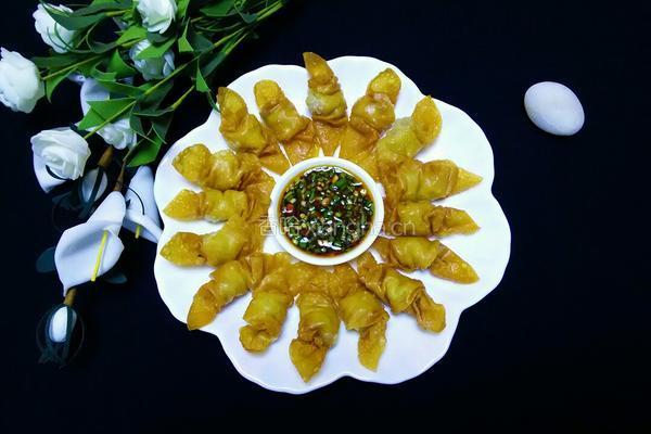 香炸馄饨的做法图解14