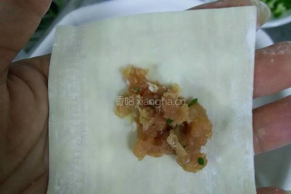 香炸馄饨的做法图解4