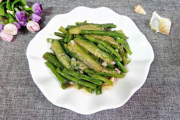 绿茄子烧豆角的做法图解7