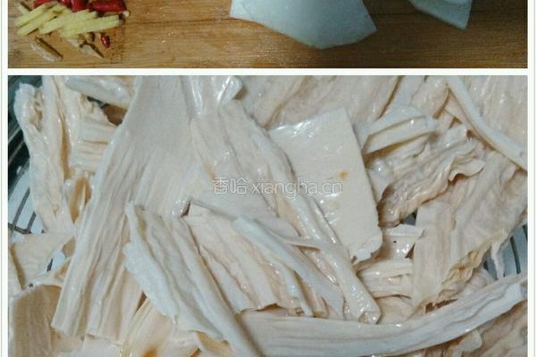 快手菜～冬瓜炒腐竹的做法图解1