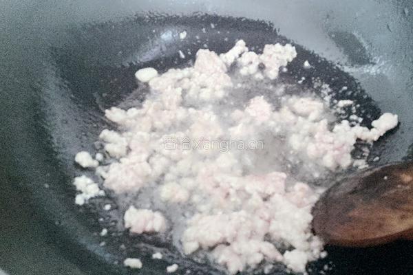 蒜苔炒肉末的做法图解4