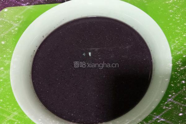 黑米芝麻糊的做法图解4
