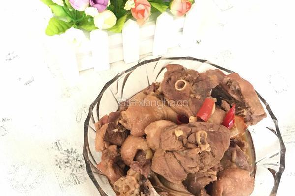 红烧鹅肉的做法图解4