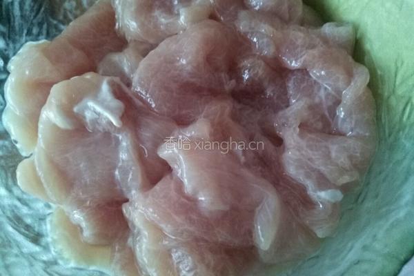滑溜肉片的做法图解2