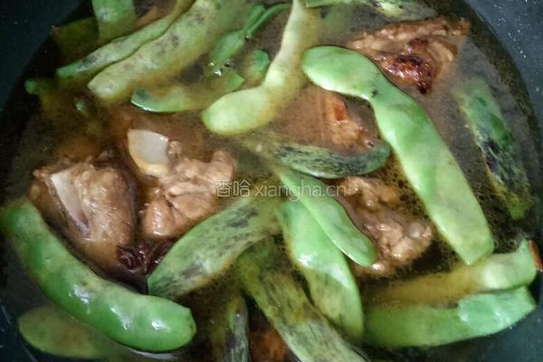 脊骨炖豆角的做法图解6
