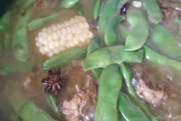 脊骨炖豆角的做法图解7