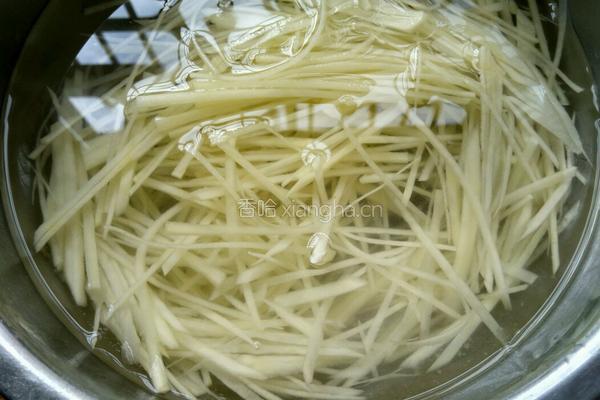 醋溜土豆丝的做法图解3