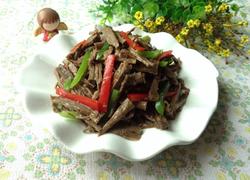 彩椒拌笋干