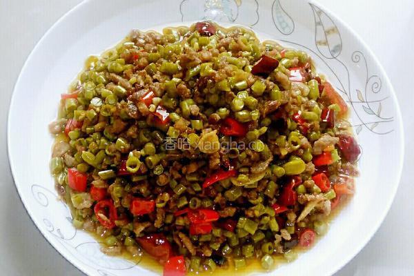 肉沫炒酸豆角的做法图解5